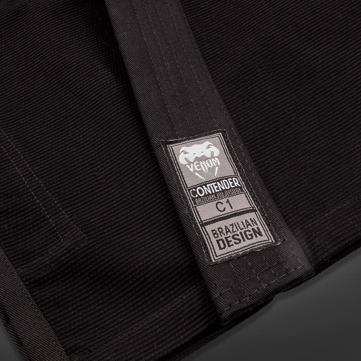Venum Contender Kids BJJ Gi (Weißer Gürtel angeboten) - Schwarz