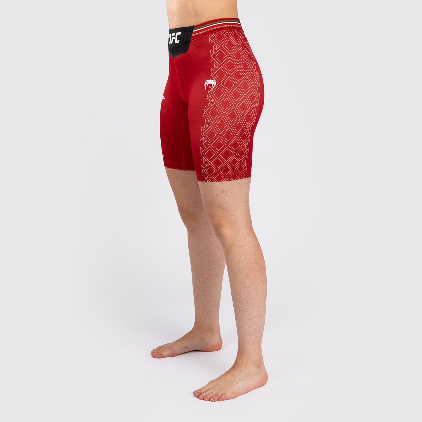 Noche UFC by Venum Authentic Fight Night Frauen Vale Tudo Shorts - Lange Passform - Rot