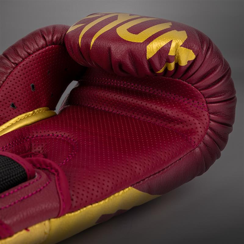 Venum Reverso Boxhandschuhe - Kirschrot / Gold