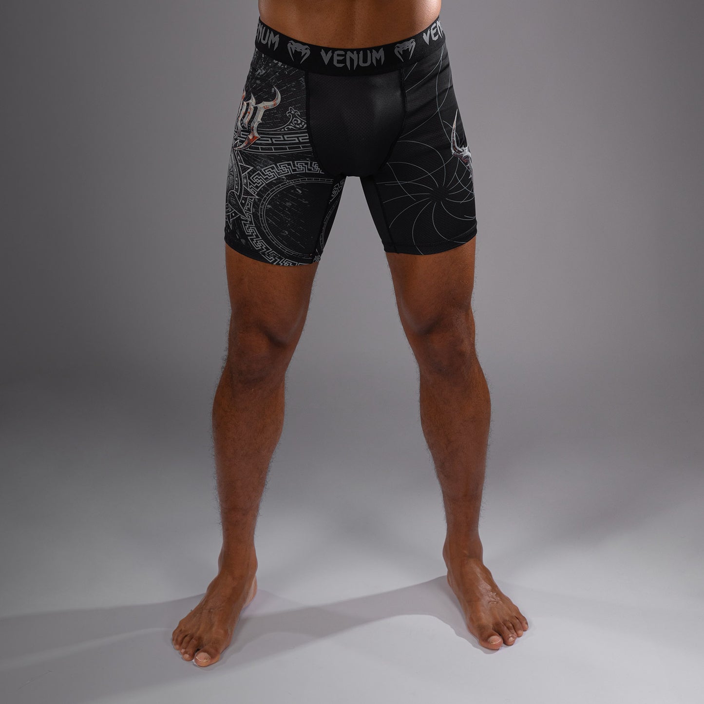 Venum Gladiator 5.0 Herren Vale Tudo Shorts - Schwarz/Silber