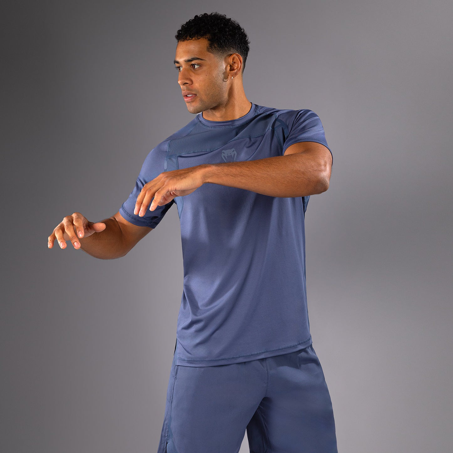 Venum G-Fit Air Herren Dry-Tech T-Shirt - Nebelblau