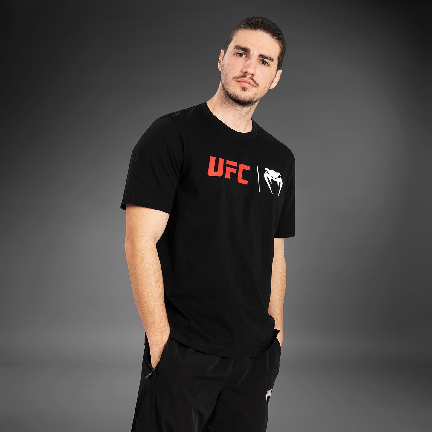 UFC Venum Classic T-Shirt - Schwarz/Rot