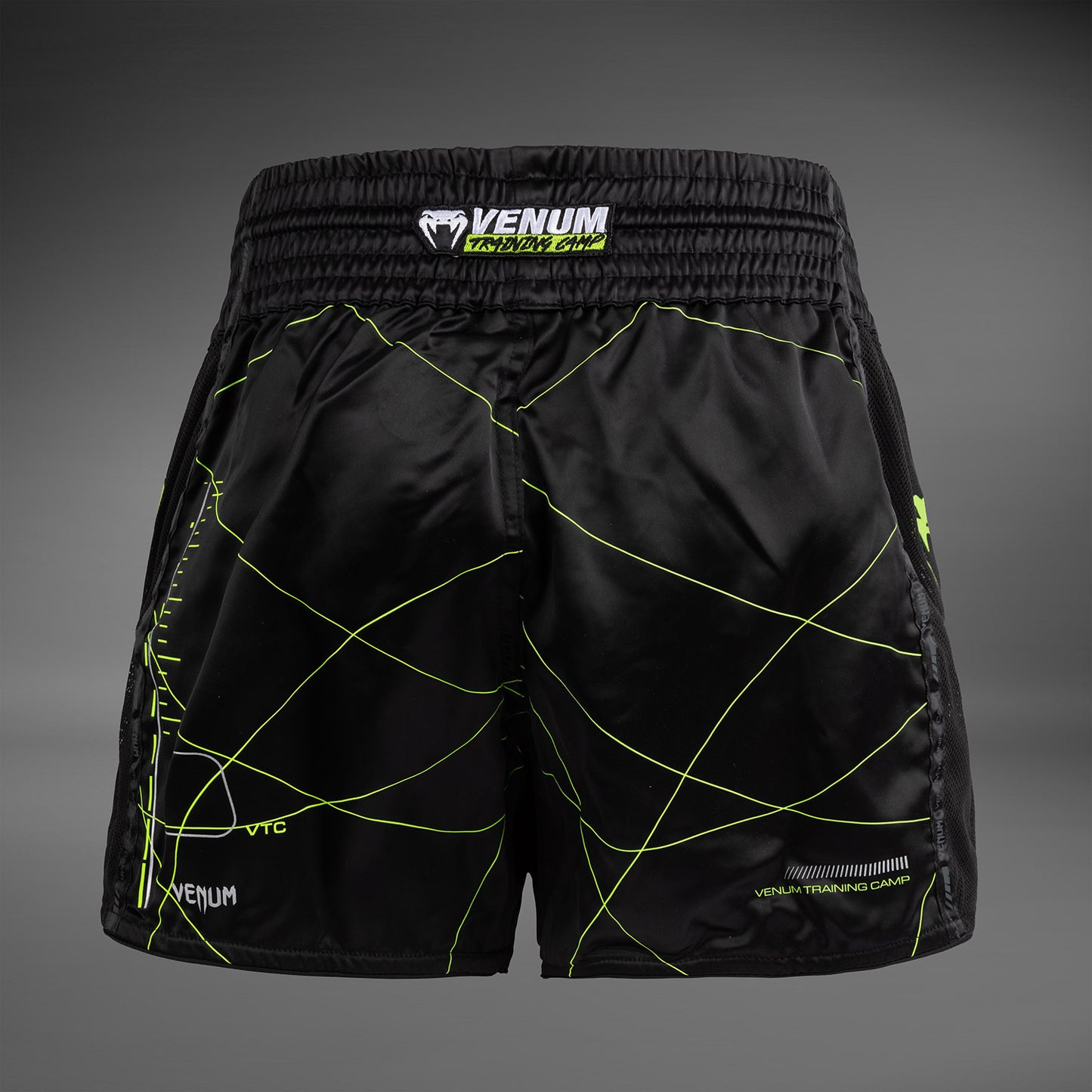 Venum Training Camp 4.0 Muay Thai Shorts - Schwarz/Neongrün