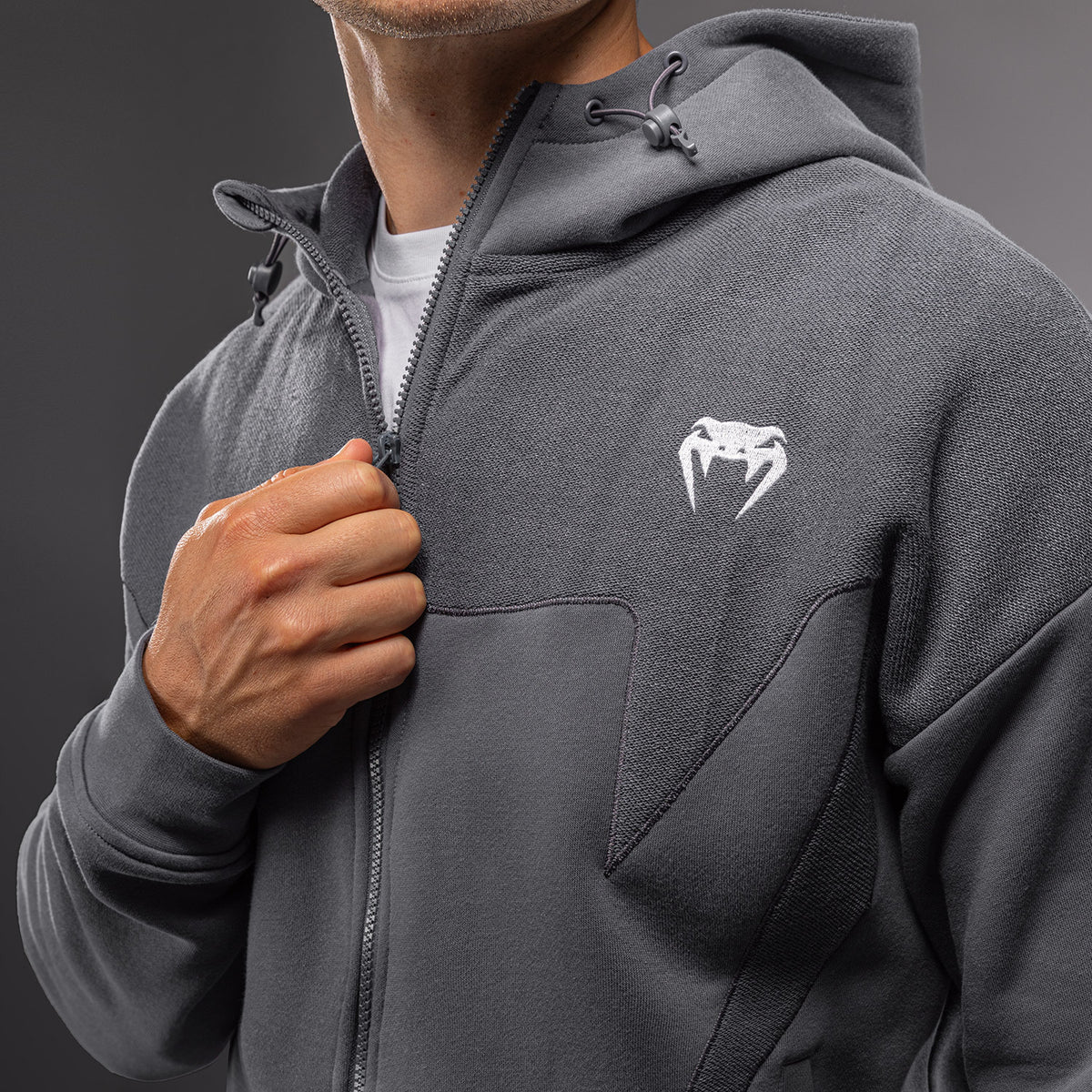 Venum Attack Fleece & Weave Trainingsjacke - Grau