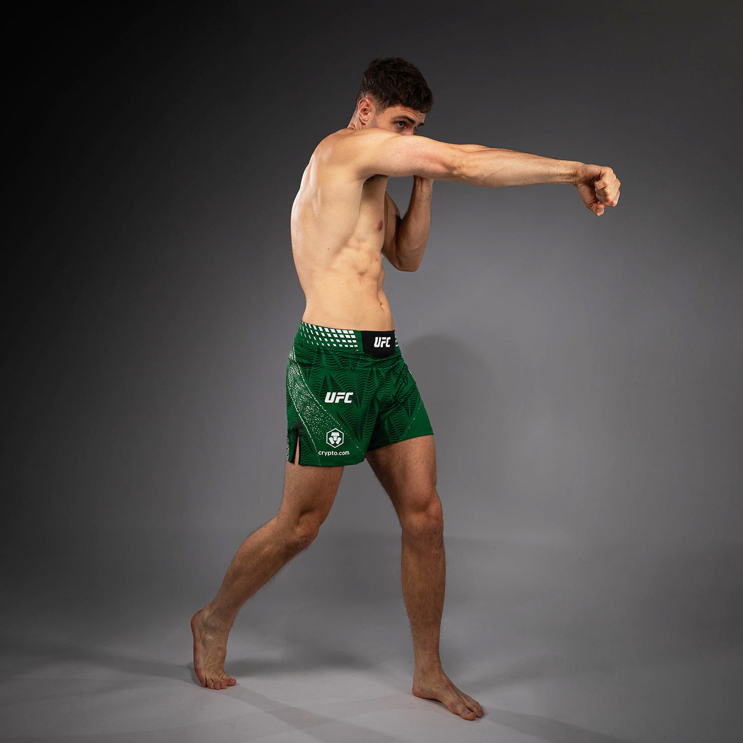 UFC Zenith by Venum Authentic Fight Night Kurze Passform Fight Short Herren Personalisiert - Grün