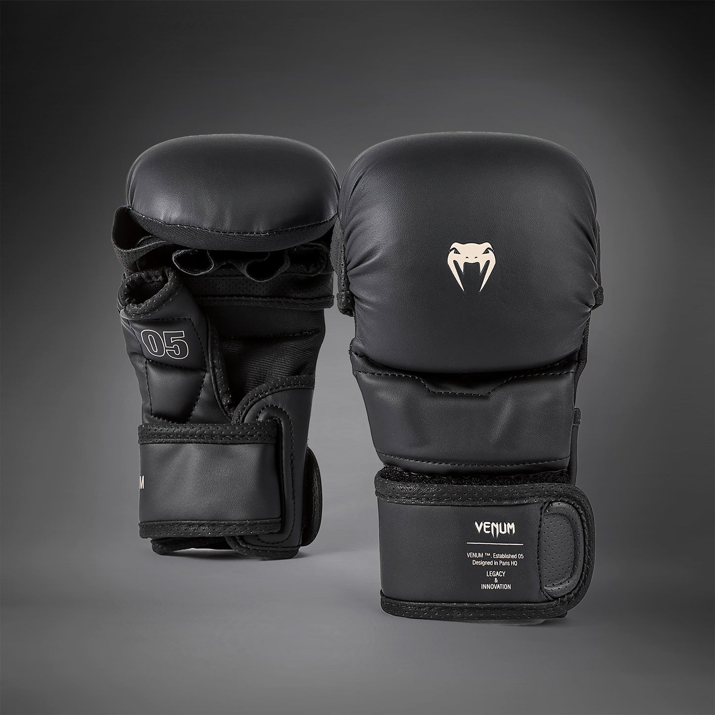 Venum Impact Evo Sparring MMA Handschuhe - Schwarz