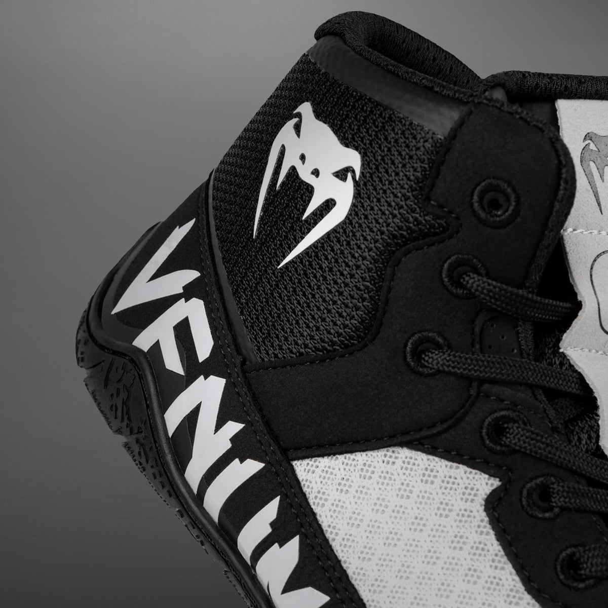 Venum Elite Wrestling Schuhe - Schwarz/Weiß
