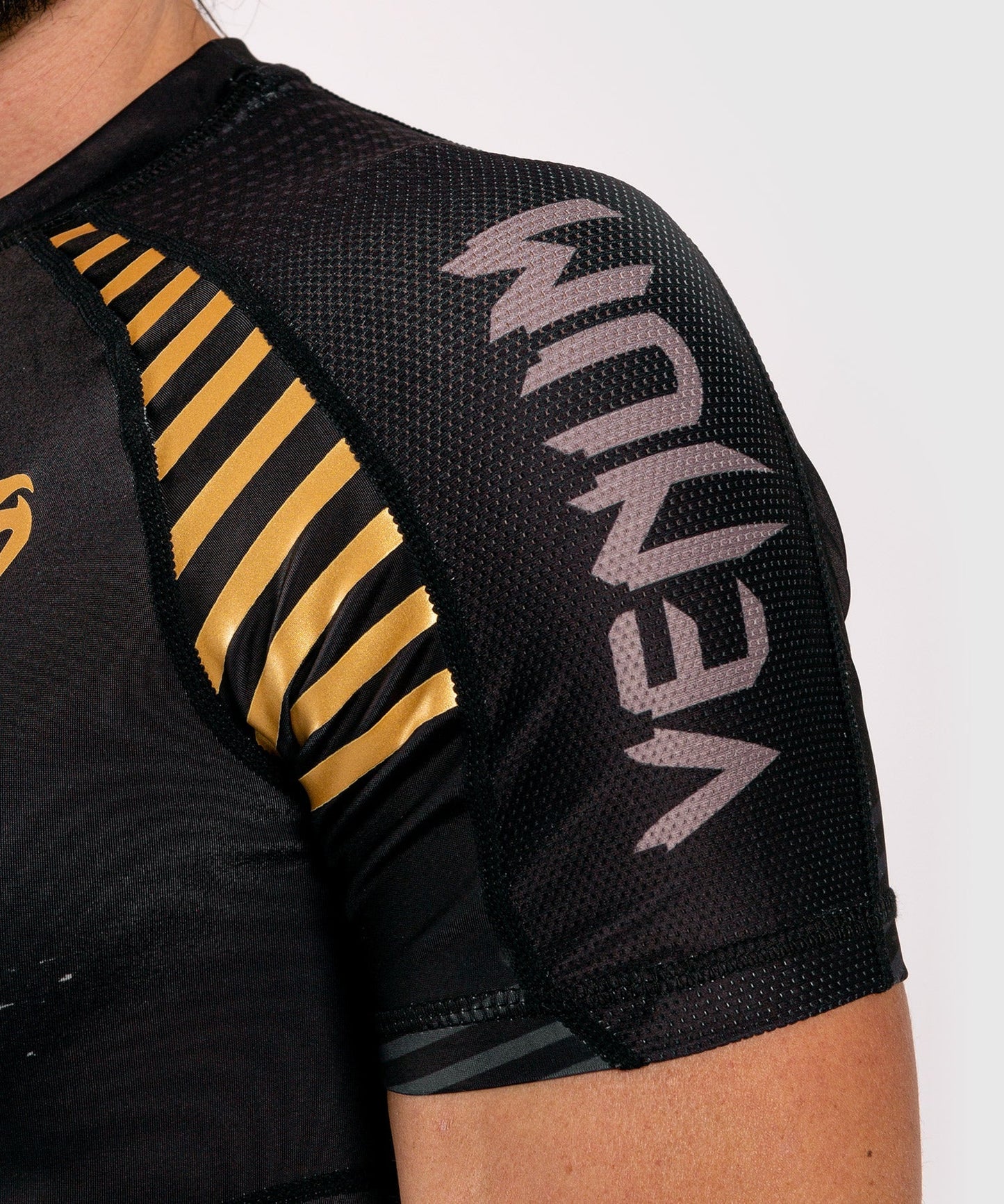 Venum Skull Rashguard - kurze Ärmel - Schwarz