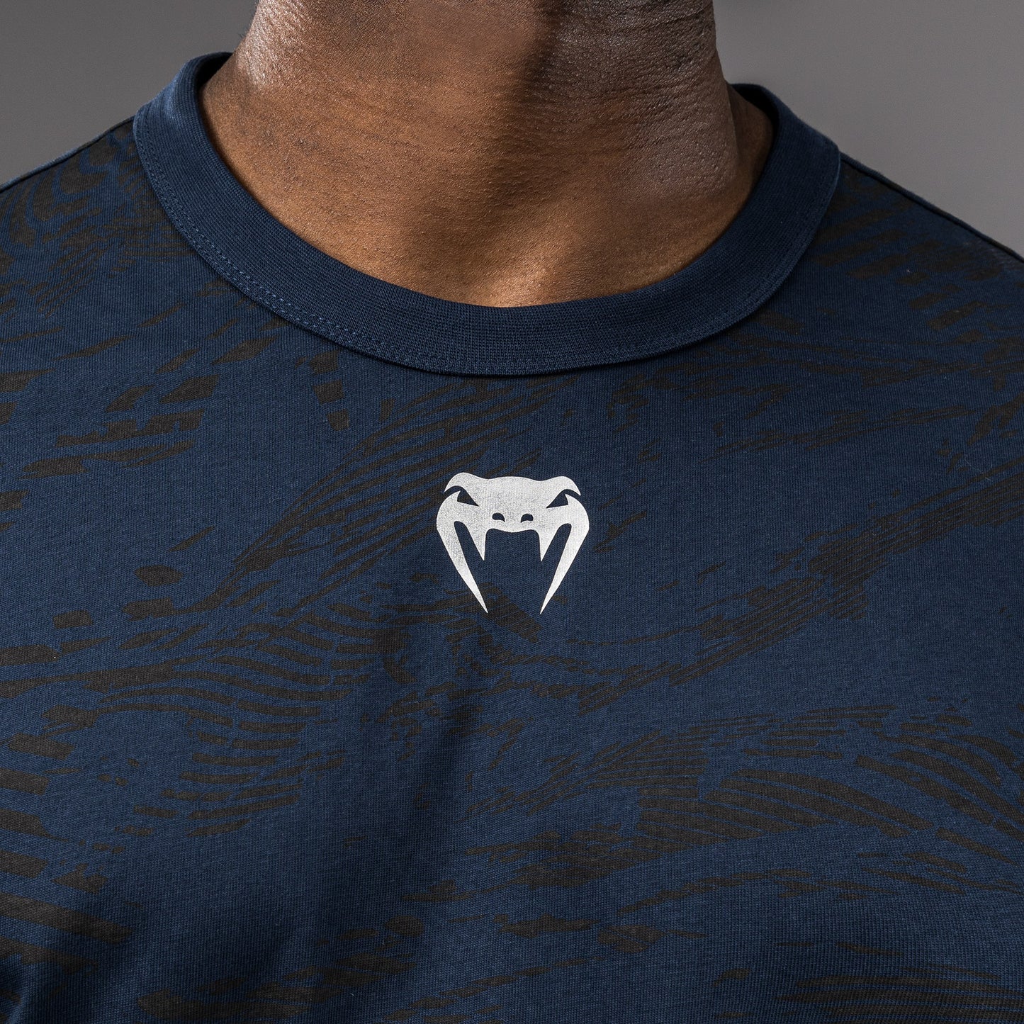 UFC Fusion by Venum Fight Week Damen Kurzarm Baumwoll T-Shirt - Ozeanisches Blau