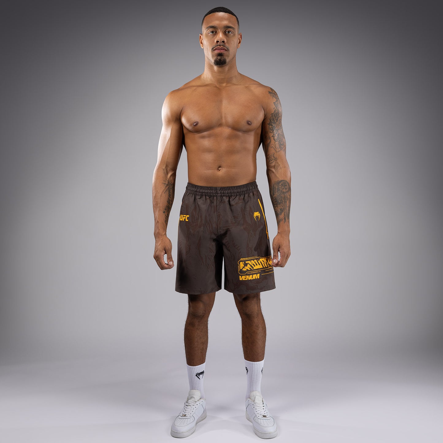 UFC Fusion by Venum Fight Week Herren Performance Short - Erdiges Braun