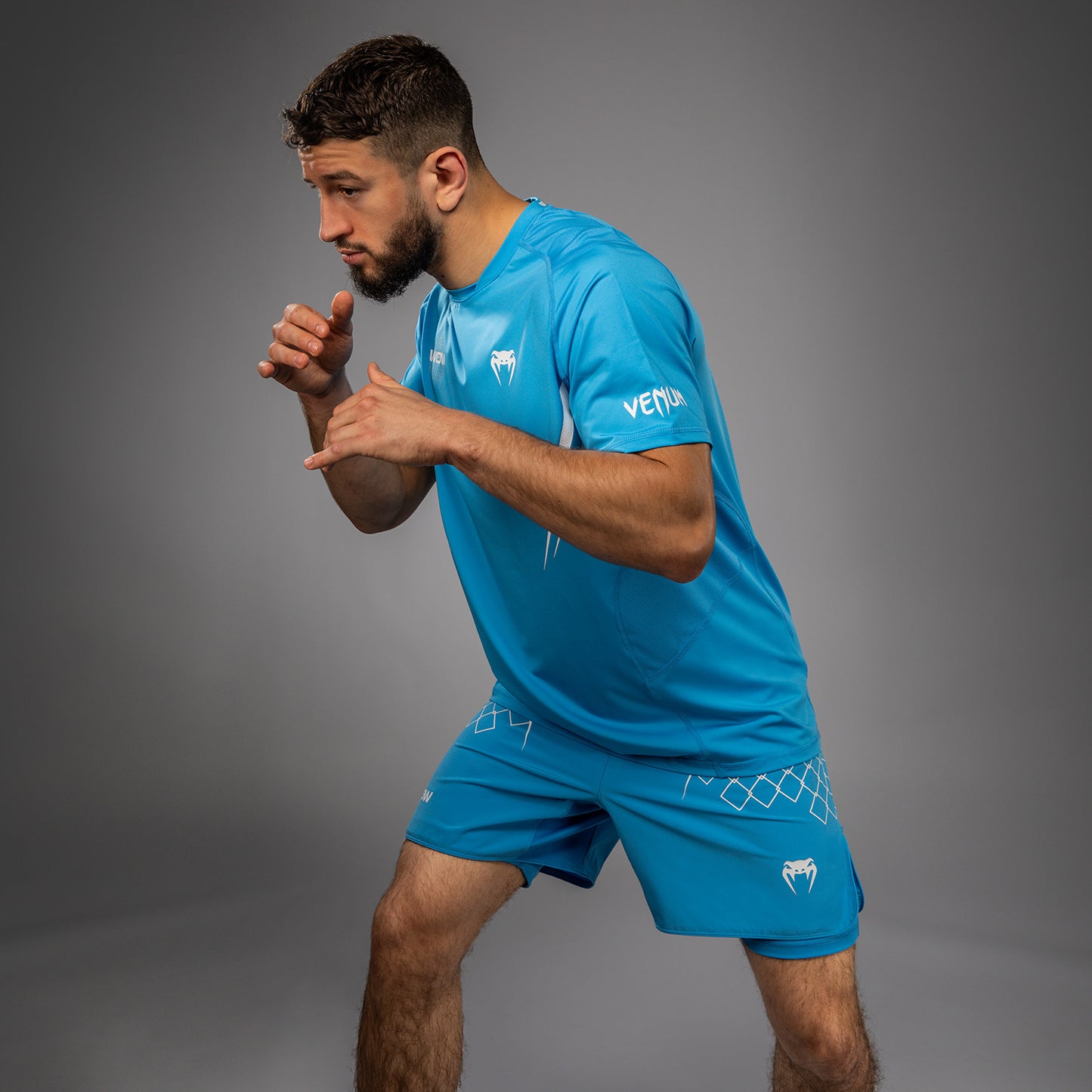 Venum x WOW FC Dry-Tech T-Shirt - Pacific Blue