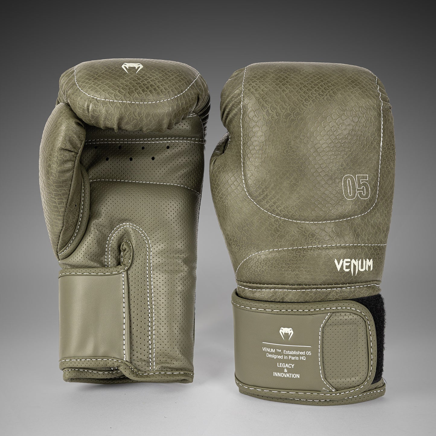 Venum Impact Evo Scales Boxhandschuhe – Armeegrün
