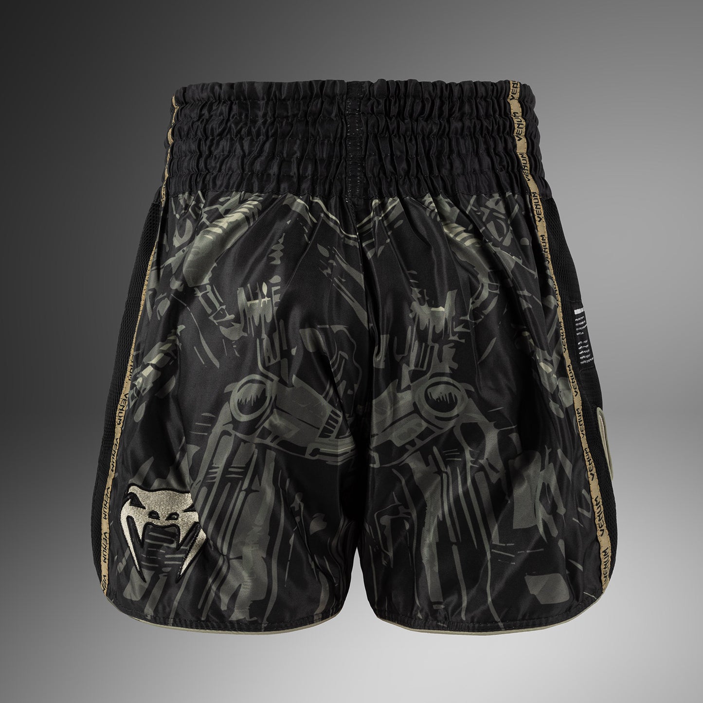 Venum Invader Muay Thai Shorts - Schwarz/Sand
