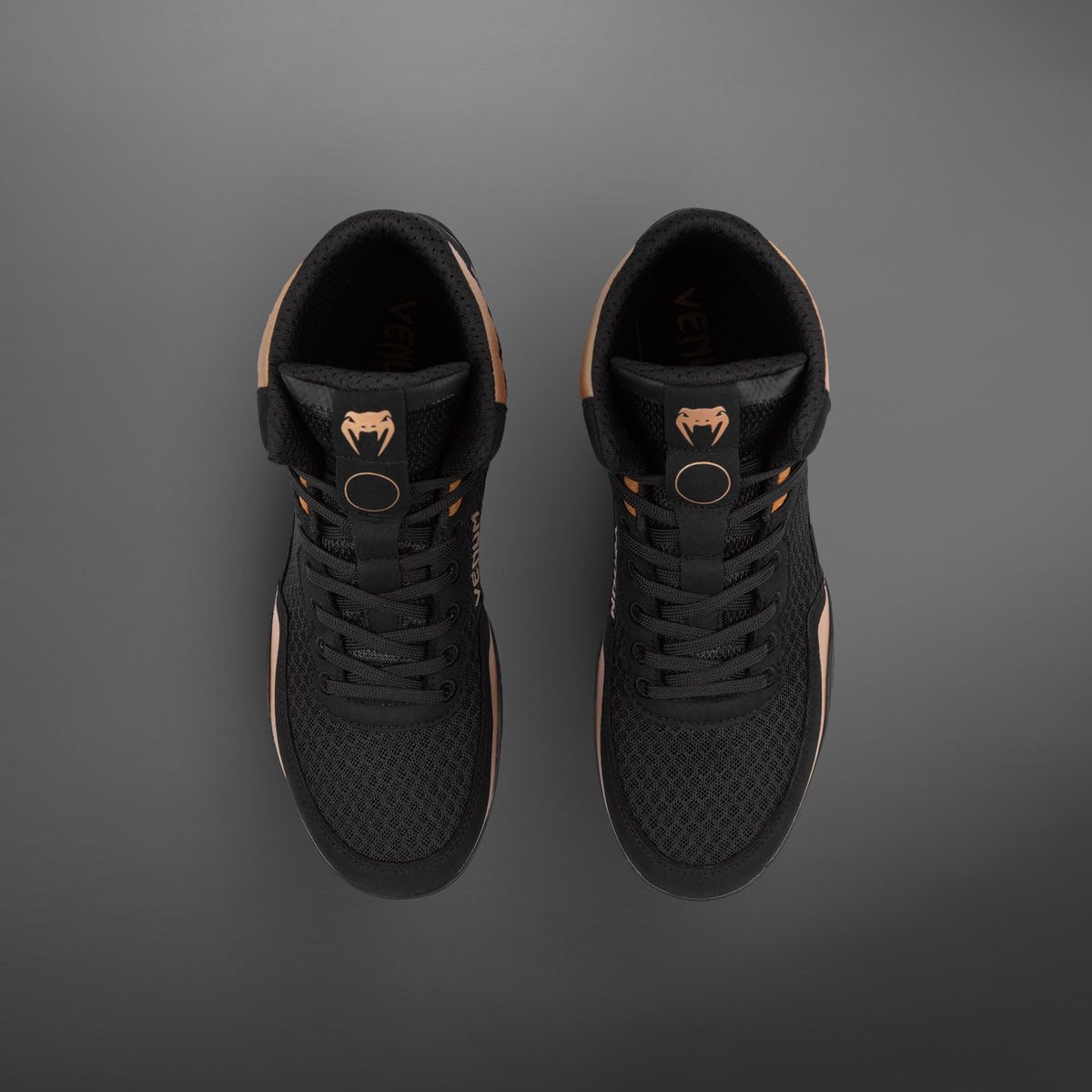 Venum Elite Wrestling Schuhe - Schwarz/Bronze