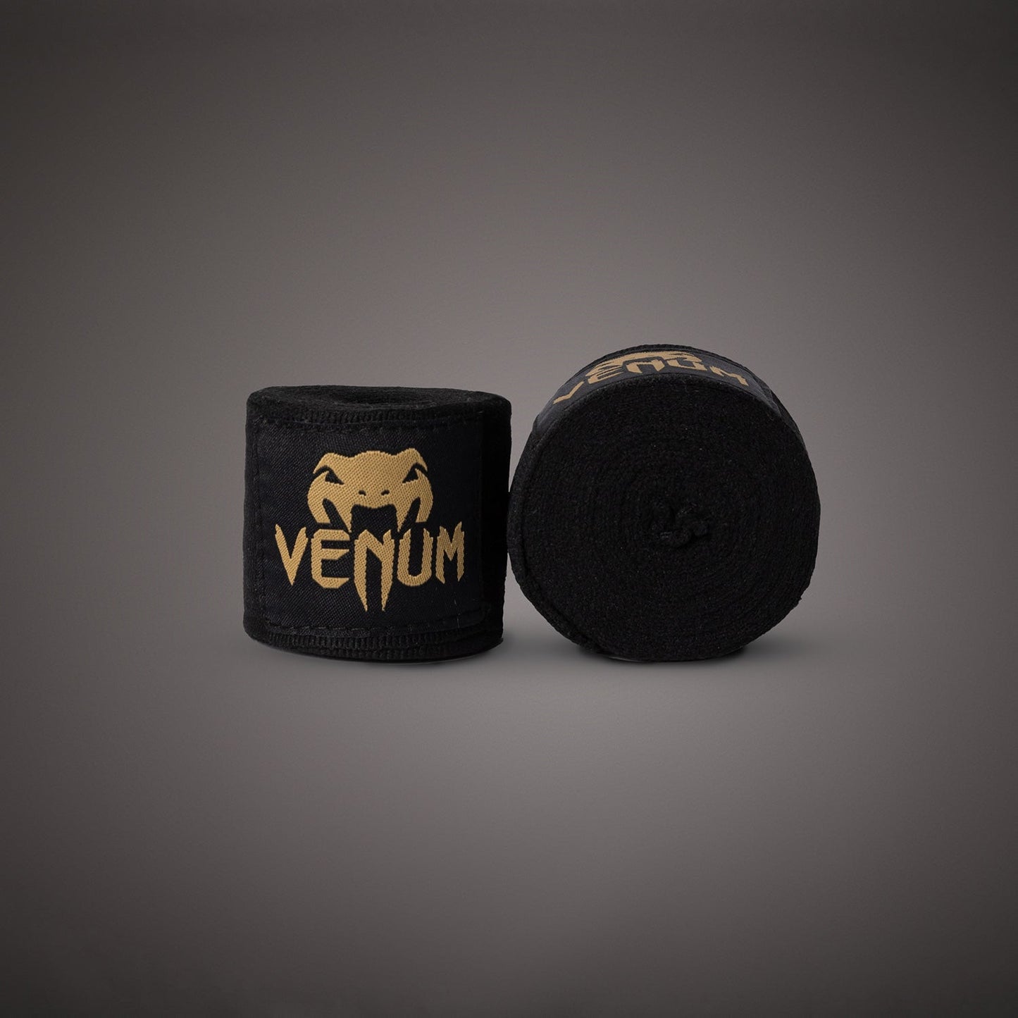 Venum Kontact Boxing Bandagen - Schwarz/Gold - 4m (157 in)