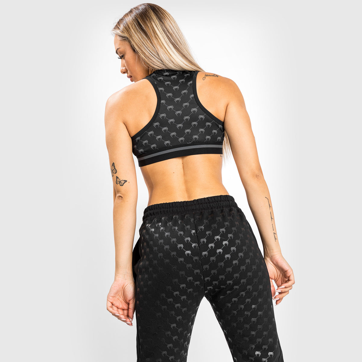 Venum Monogram Jogginghose für Damen – Schwarz/Roségold