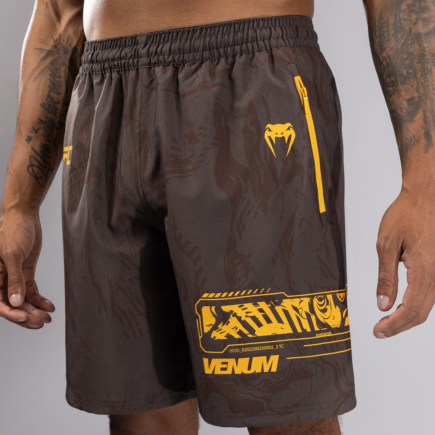 UFC Fusion by Venum Fight Week Herren Performance Short - Erdiges Braun