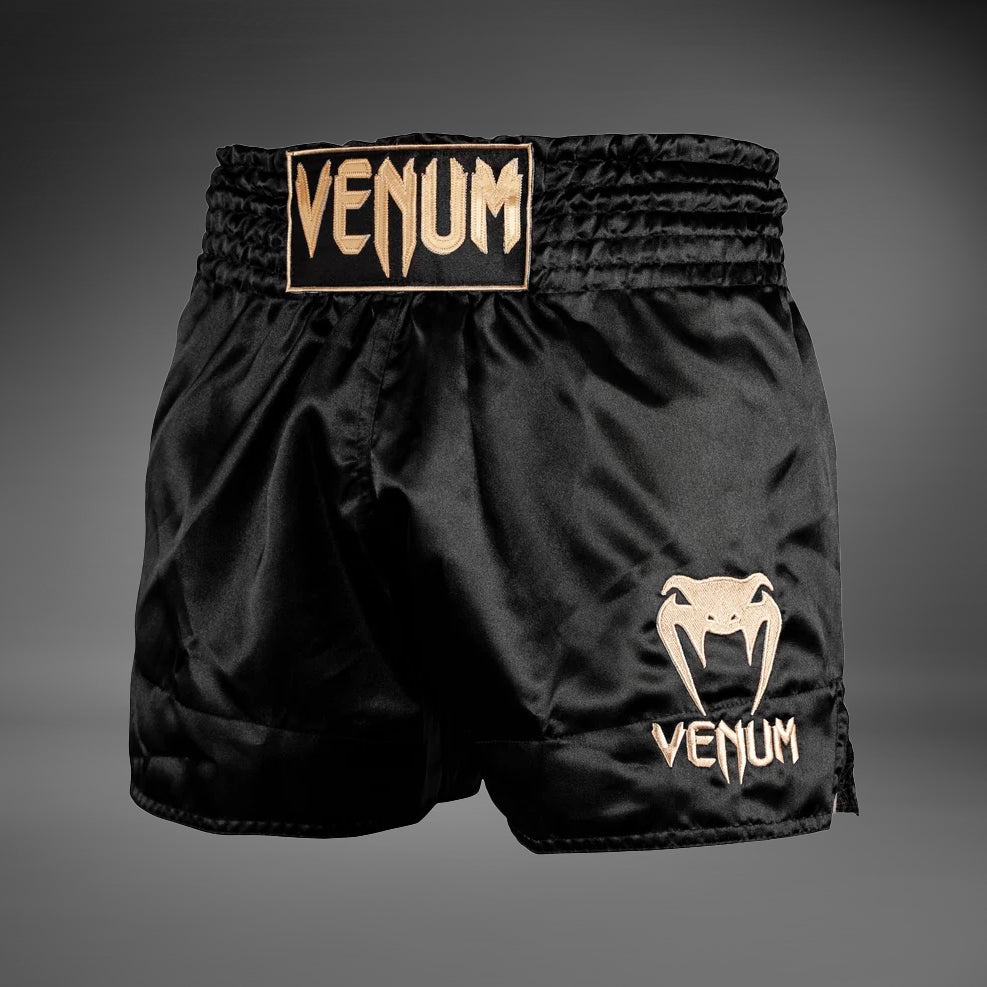 Venum Classic Shorts Muay Thai - Schwarz/Gold