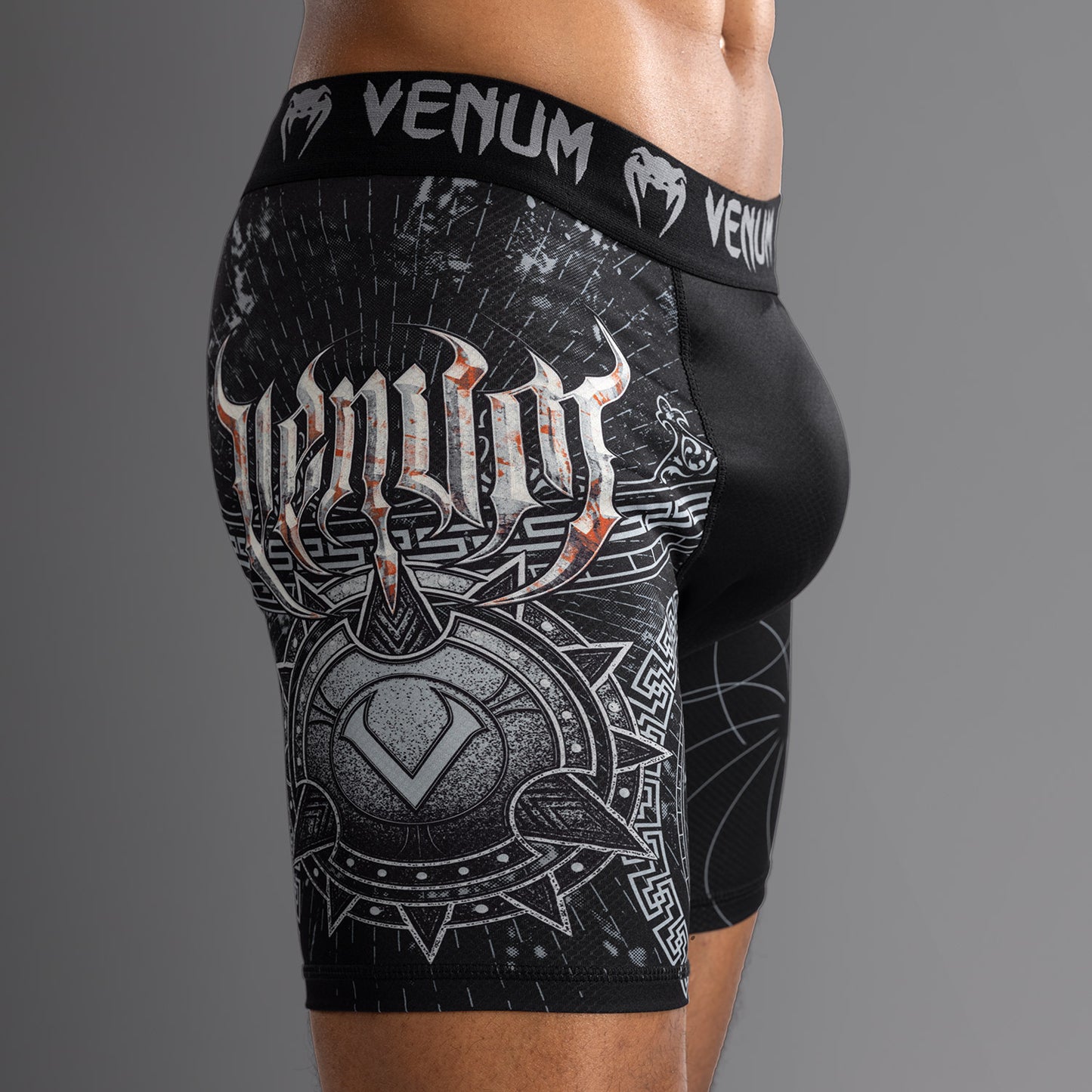 Venum Gladiator 5.0 Herren Vale Tudo Shorts - Schwarz/Silber