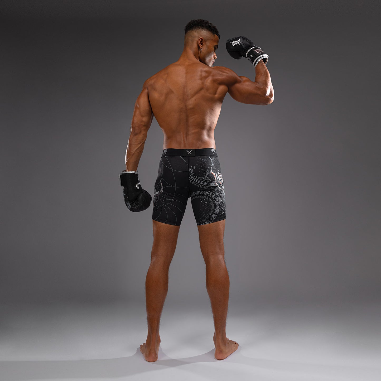Venum Gladiator 5.0 Herren Vale Tudo Shorts - Schwarz/Silber
