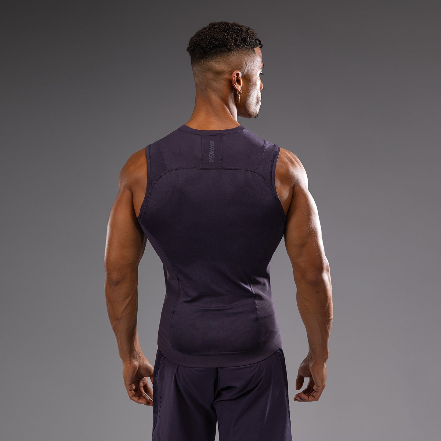 Venum G-Fit Air Herren Ärmelloses Rashguard - Tiefpurpur