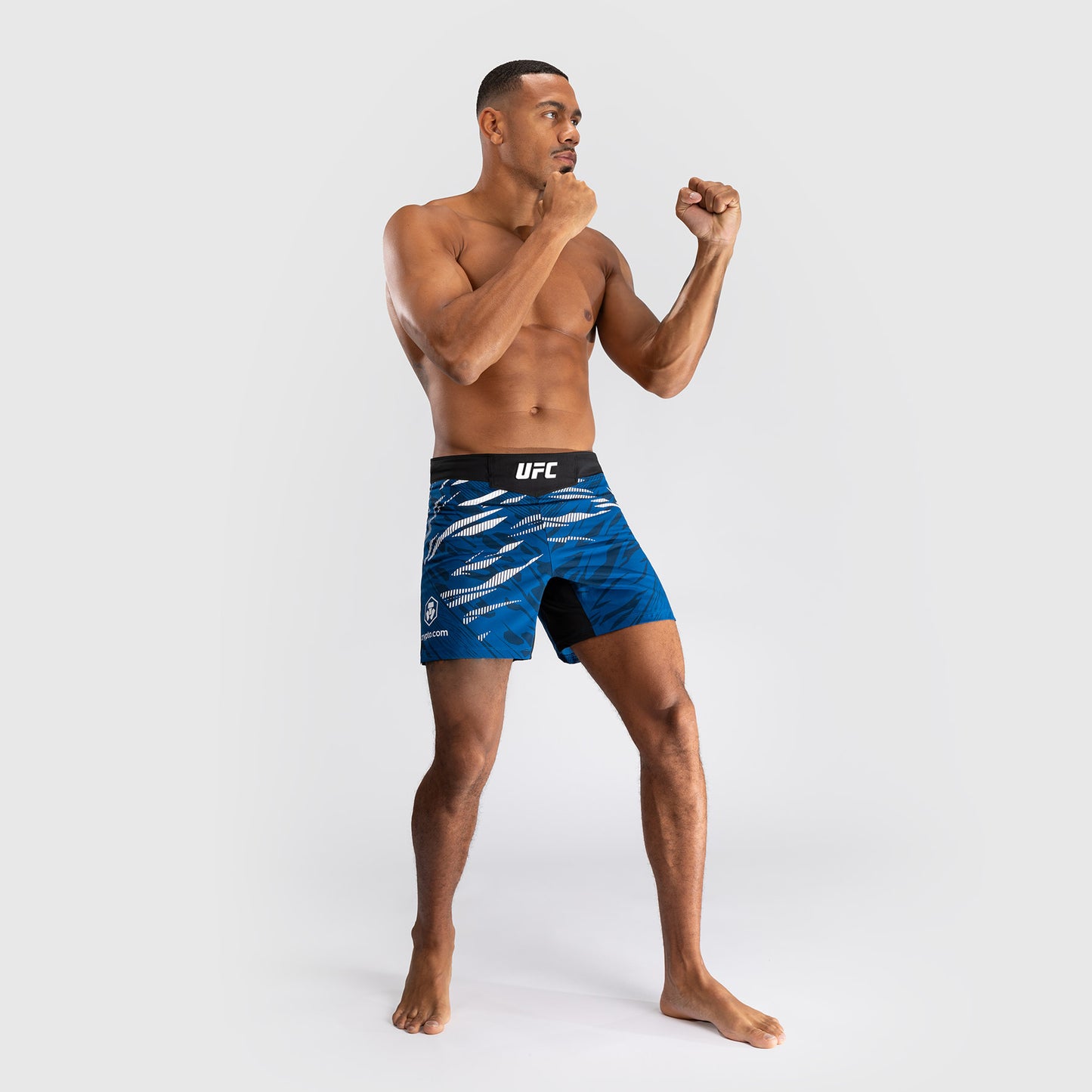 UFC Fusion by Venum Personalized Authentic Fight Night Herren Fight Short - Short Fit - Blau