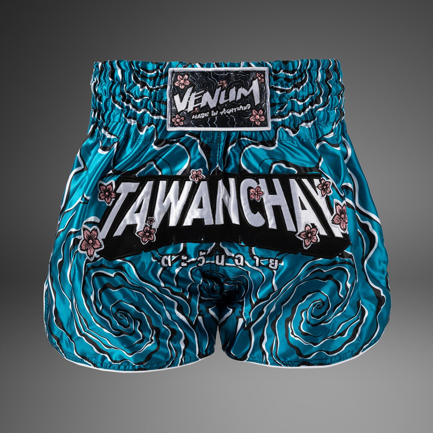 Venum x Tawanchay Muay Thaï Shorts – Blau/Weiß