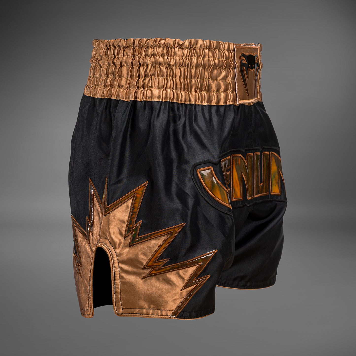 Venum Inferno Muay Thai Shorts - Schwarz/Bronze