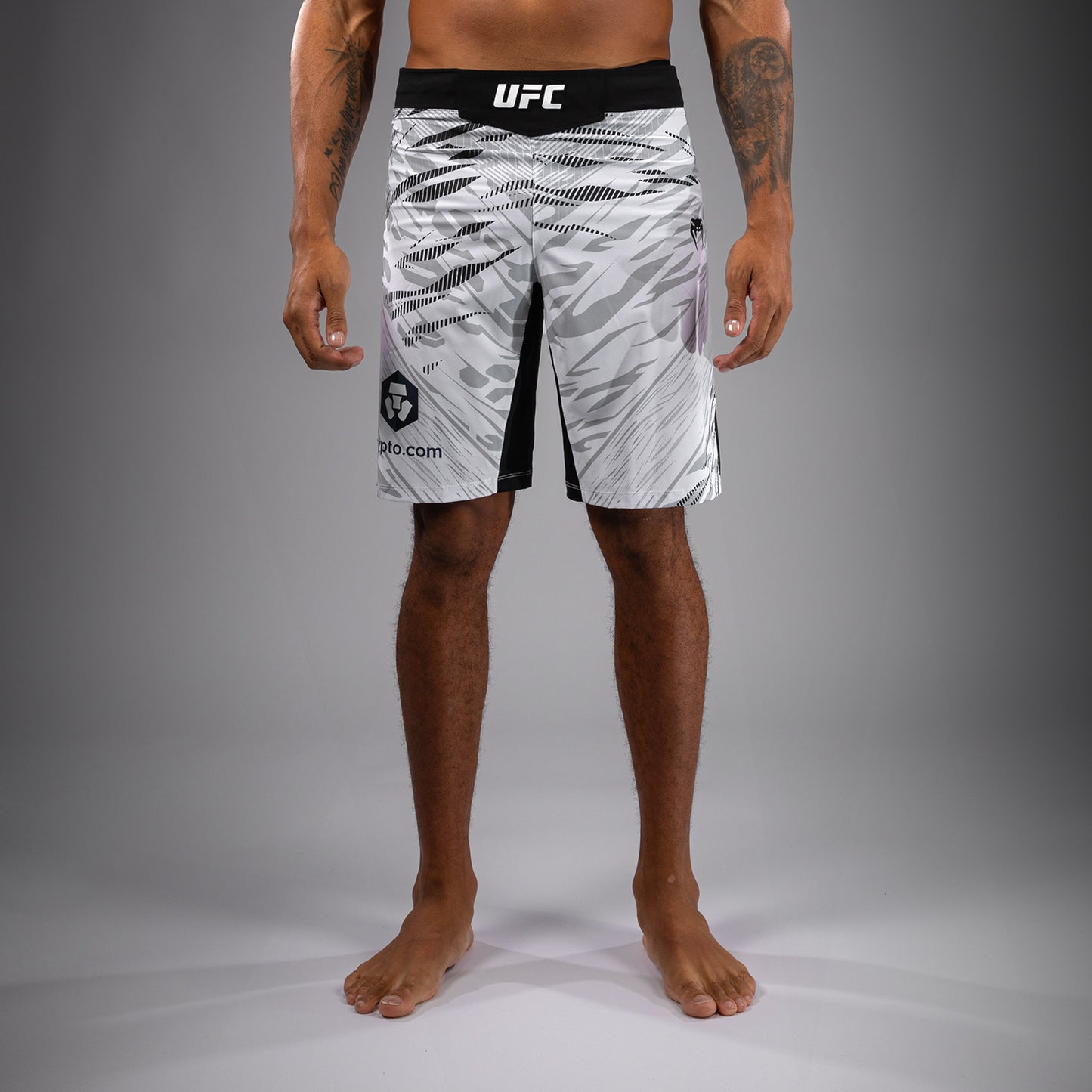 UFC Fusion by Venum Authentic Fight Night Herren Fight Short - Long Fit - Weiß
