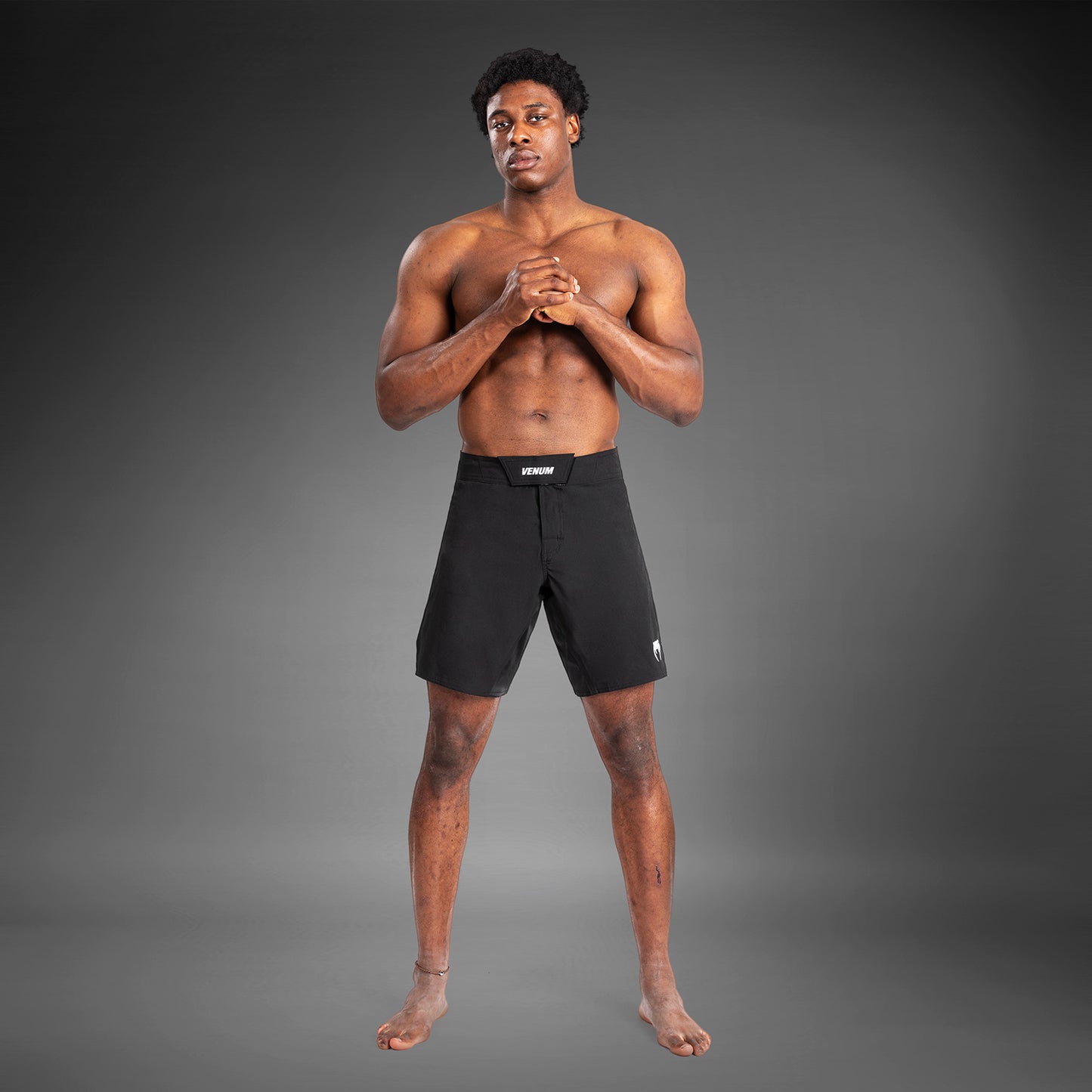 Venum Tempest Herren Kampfshorts - Schwarz/Grau