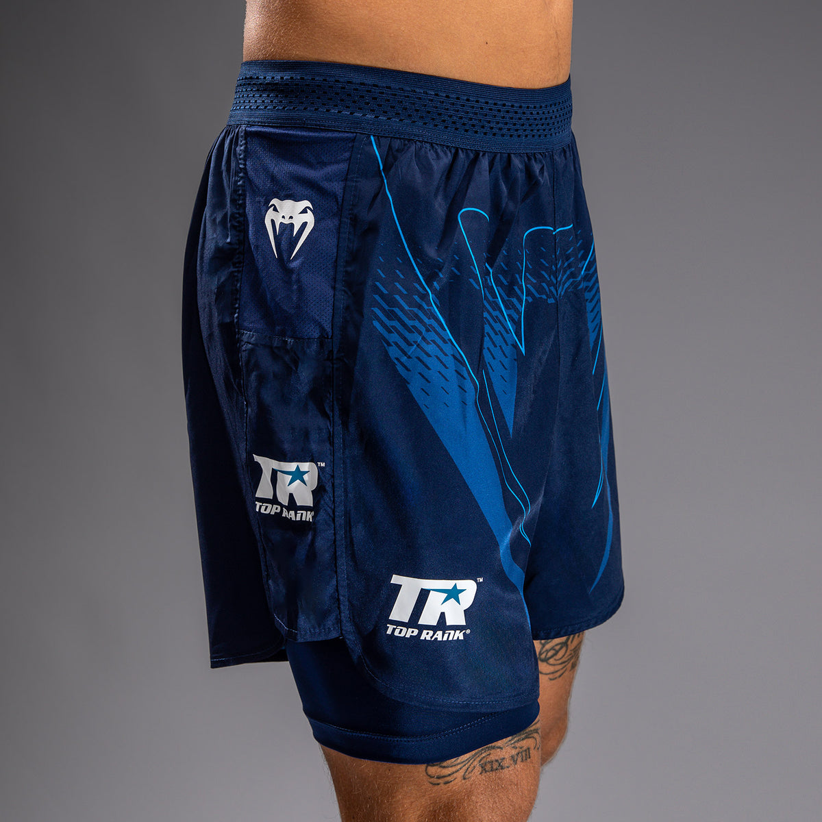 Venum x Top Rank Original Herren Trainingsshorts - Marineblau