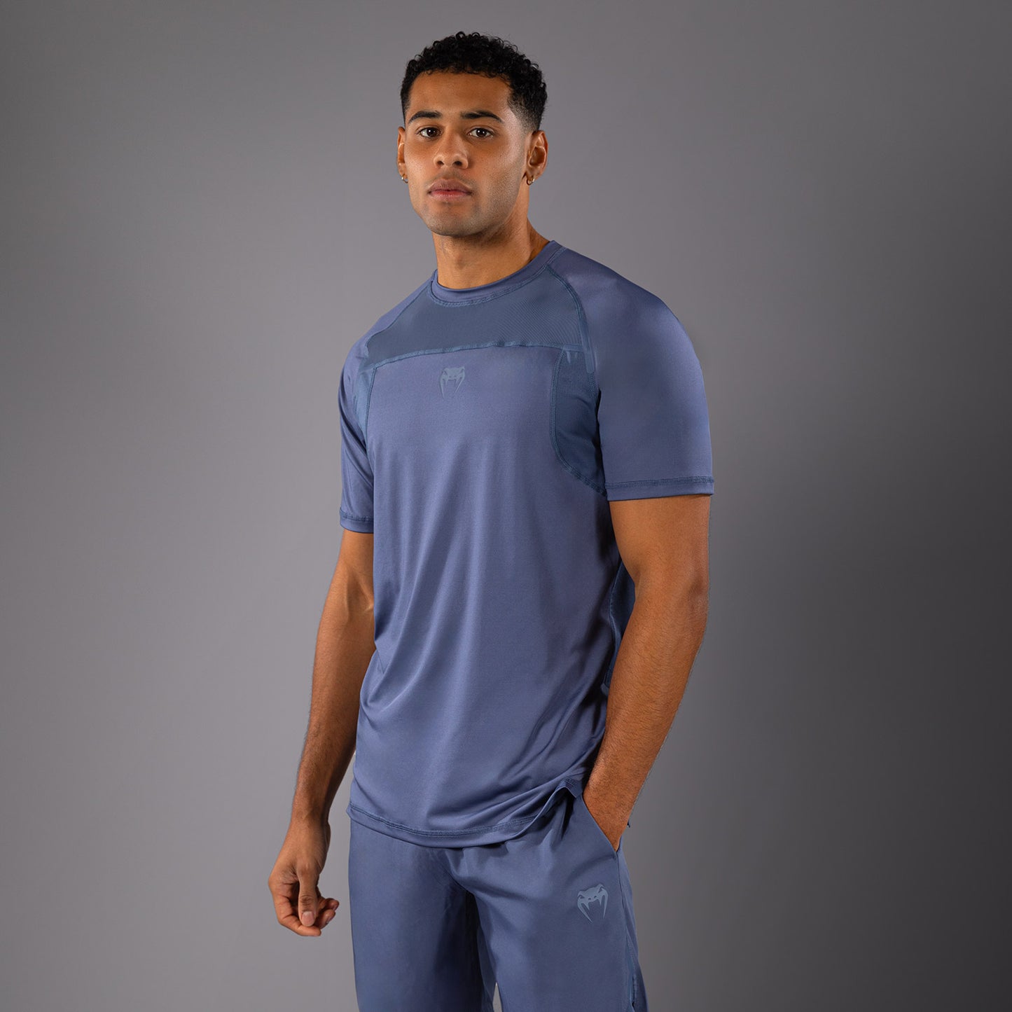 Venum G-Fit Air Herren Dry-Tech T-Shirt - Nebelblau