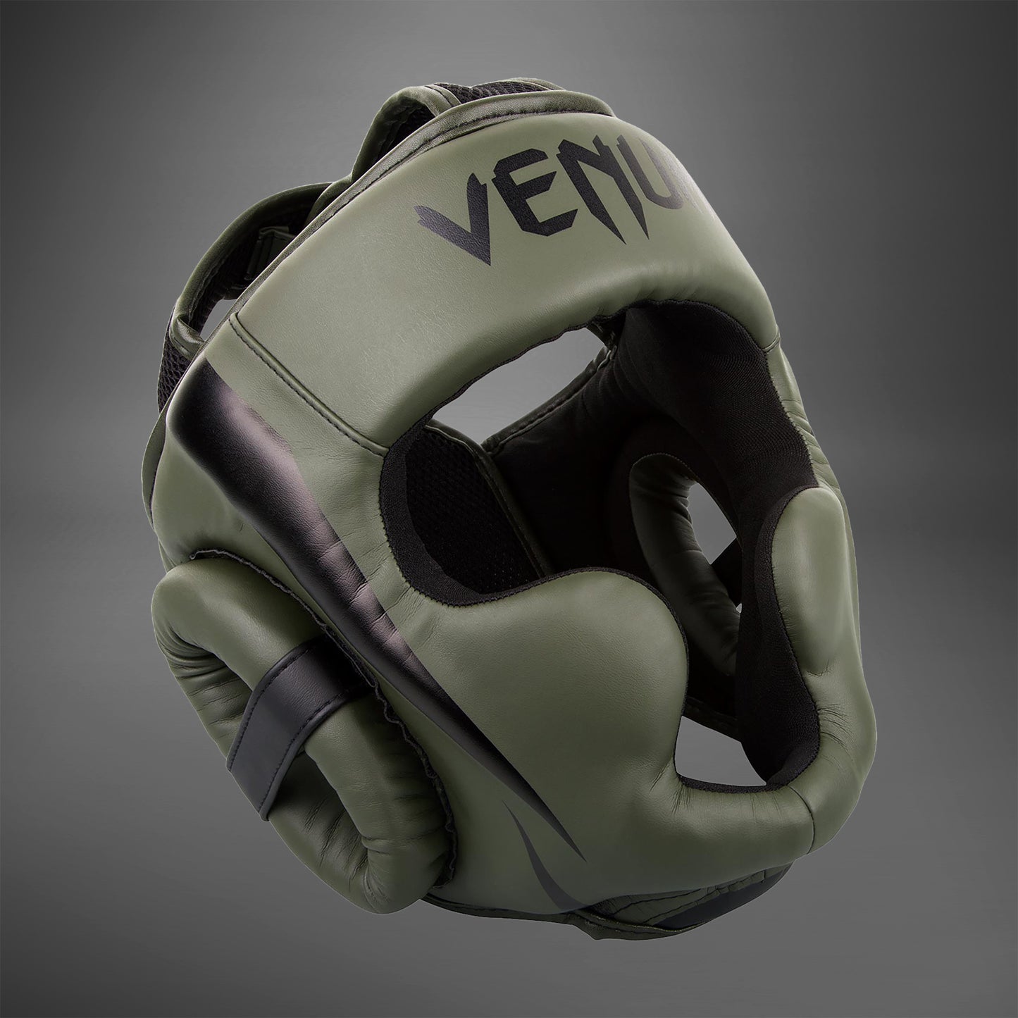 Venum Elite Kopfschutz-Khaki/Schwarz