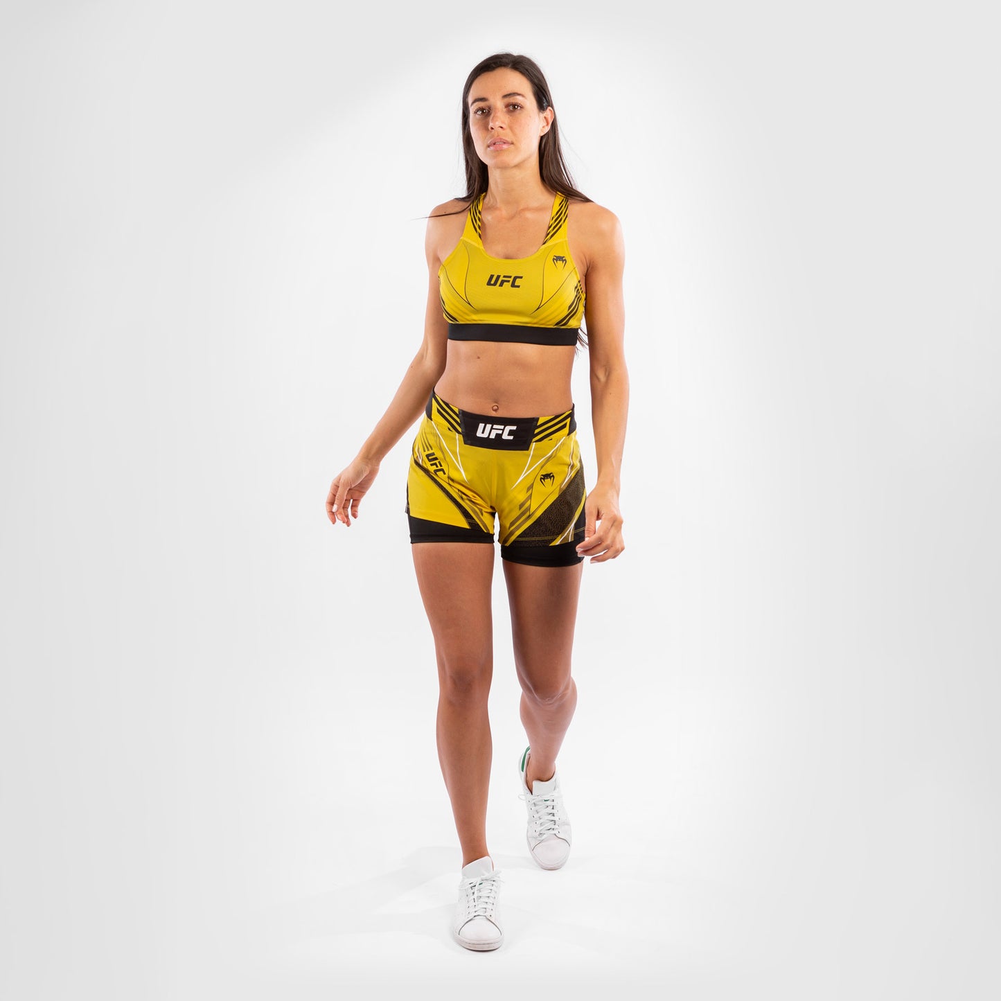 UFC Venum Authentic Fight Night Damen Sport-BH - Gelb