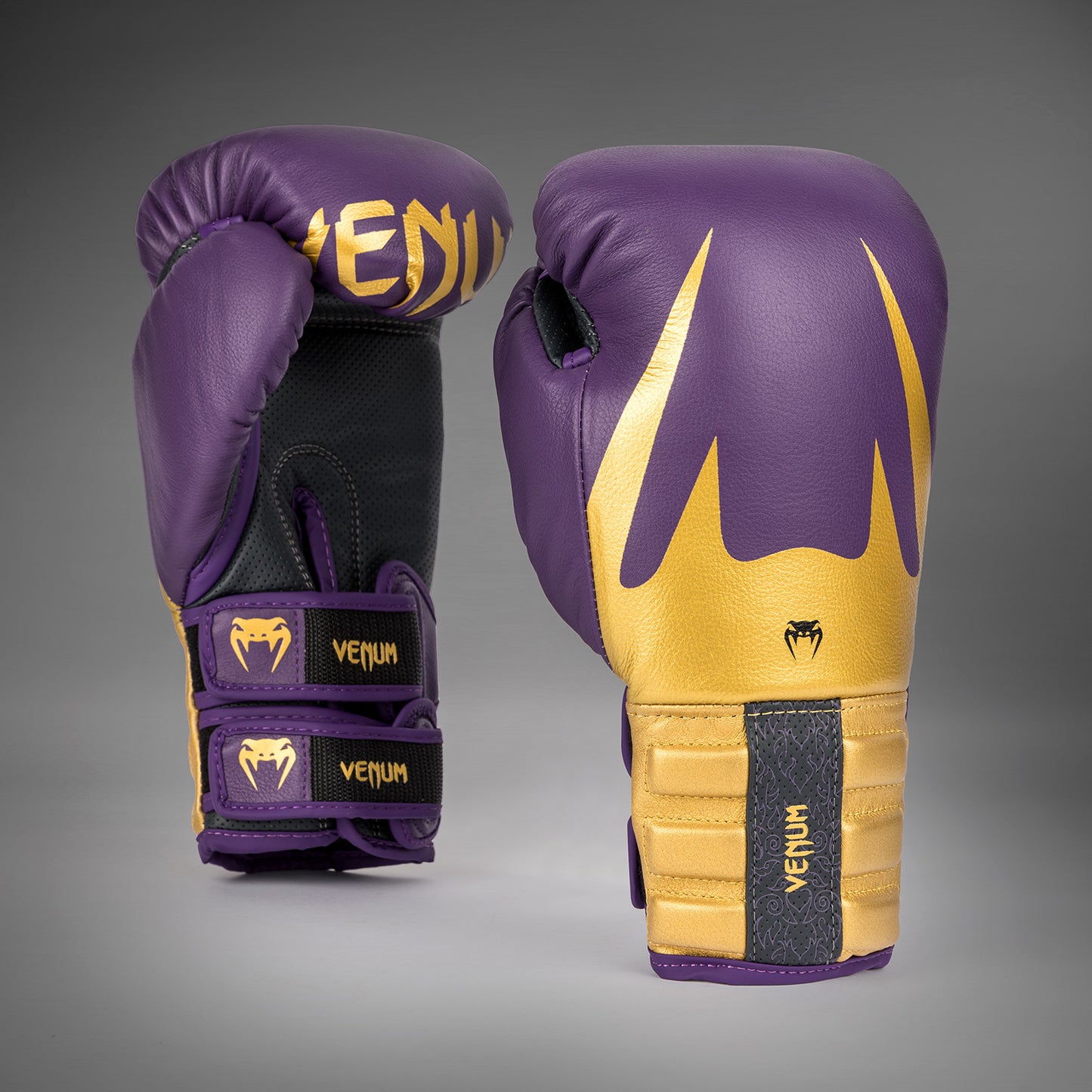Venum Reverso - Boxhandschuhe - Dunkellila/Gold