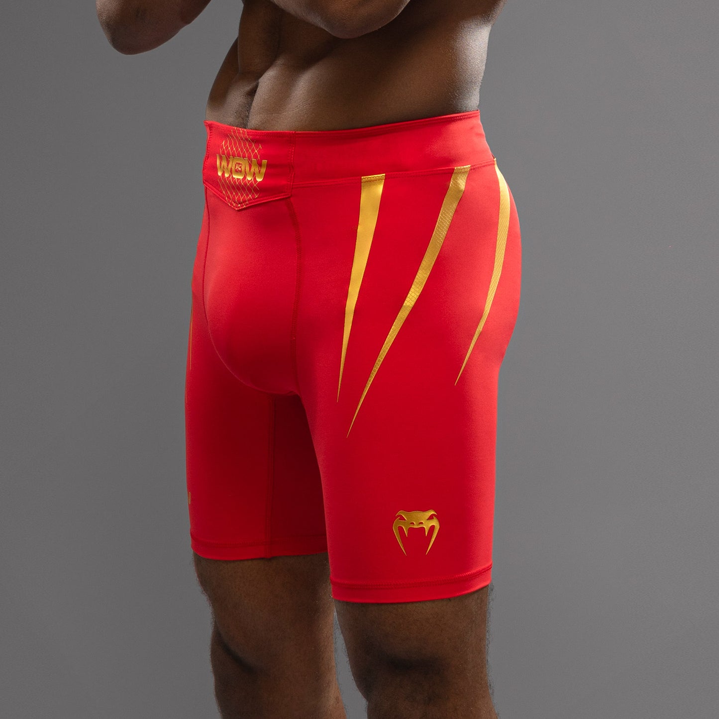 Venum x WOW FC Herren Vale Tudo Shorts - Fury Red/ Gold