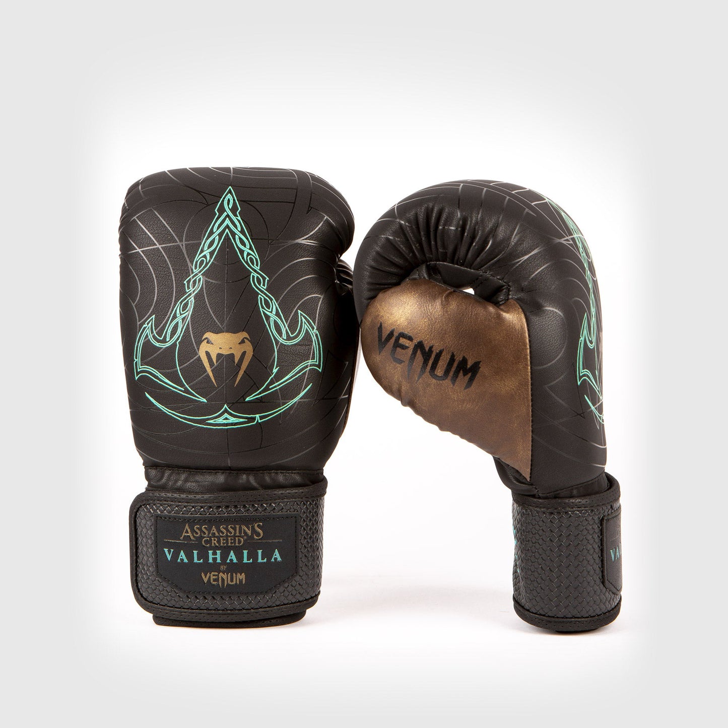 Venum Assassin's Creed Boxhandschuhe - Schwarz/Blau