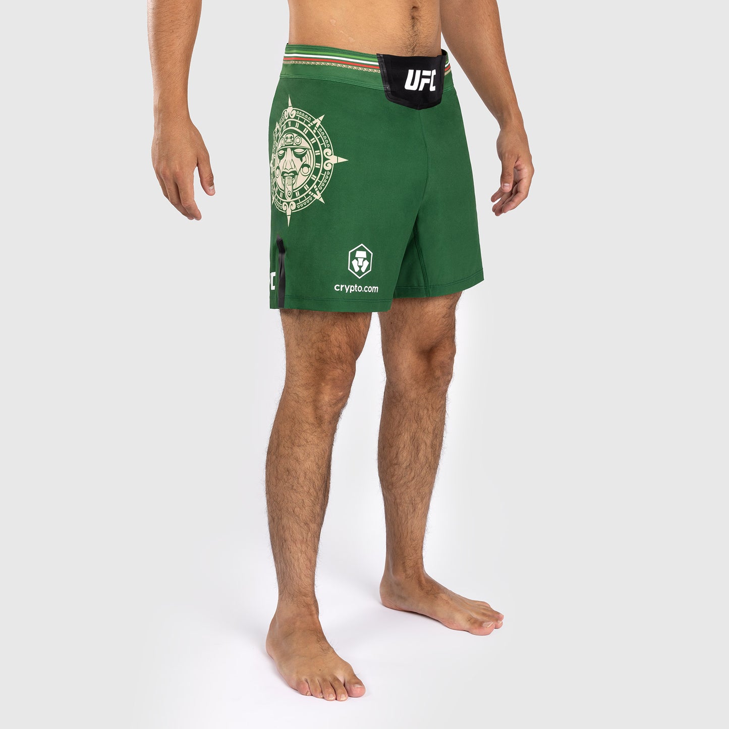 Noche UFC by Venum Authentic Fight Night Herren Kampfhose - Kurze Passform - Grün