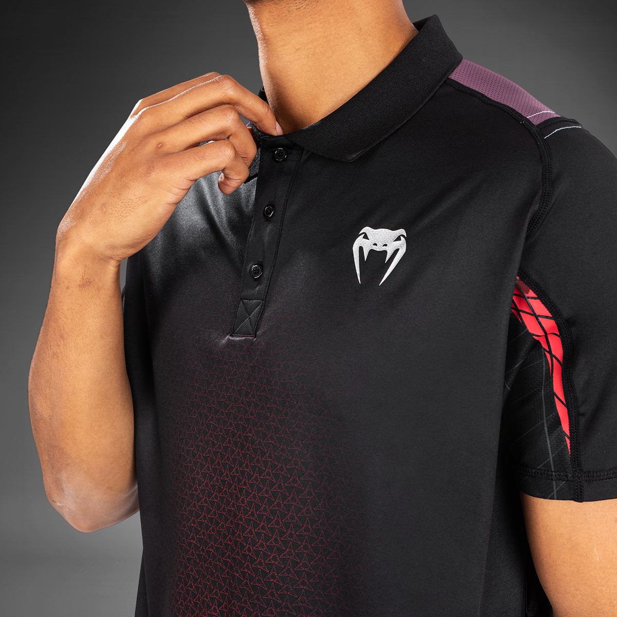 Venum x Dodge Banshee Dry Tech Polo für Männer - Schwarz