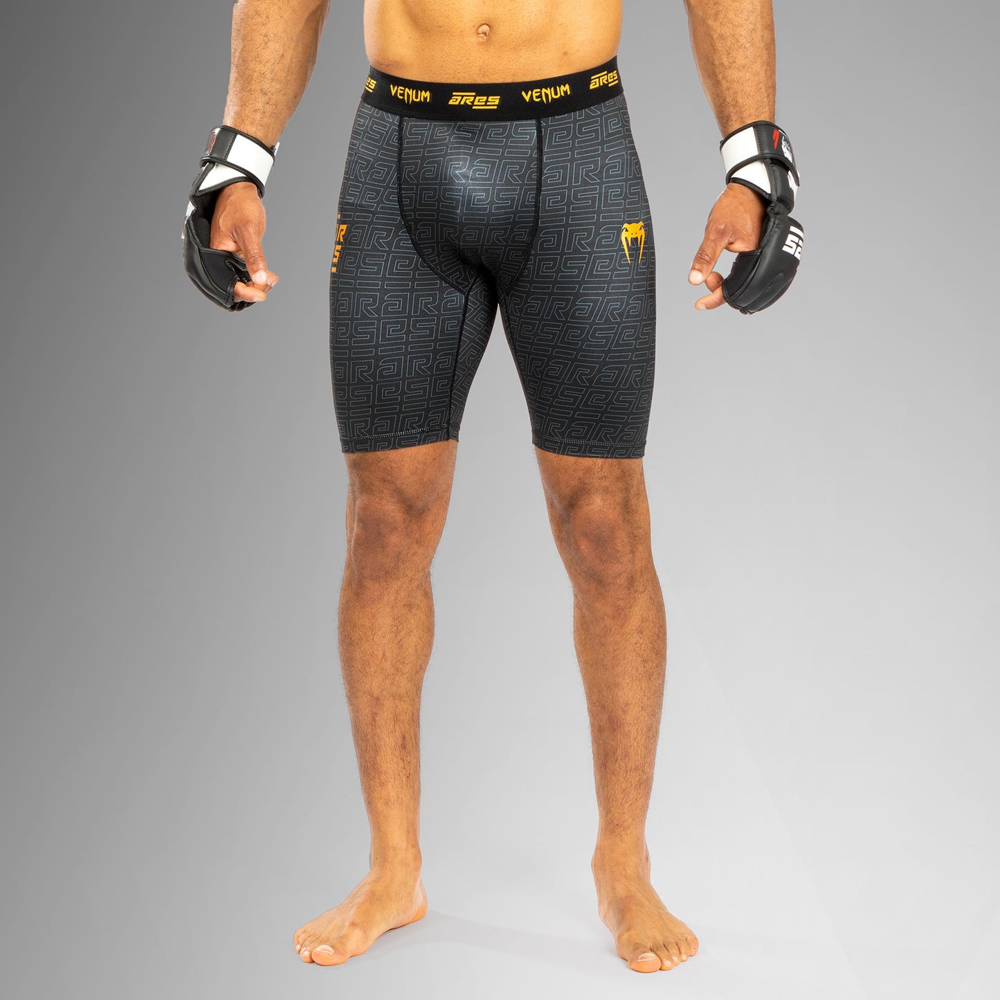 Venum x Ares Herren Vale Tudo Shorts - Schwarz/Gold