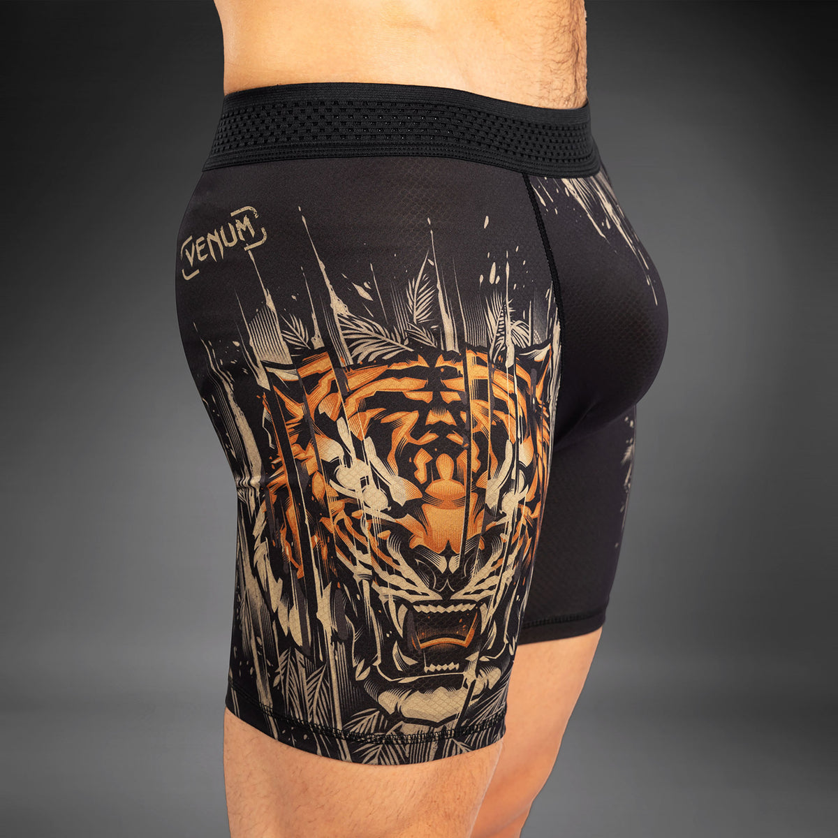 Venum Tiger Herren Vale Tudo - Schwarz/Neon Orange