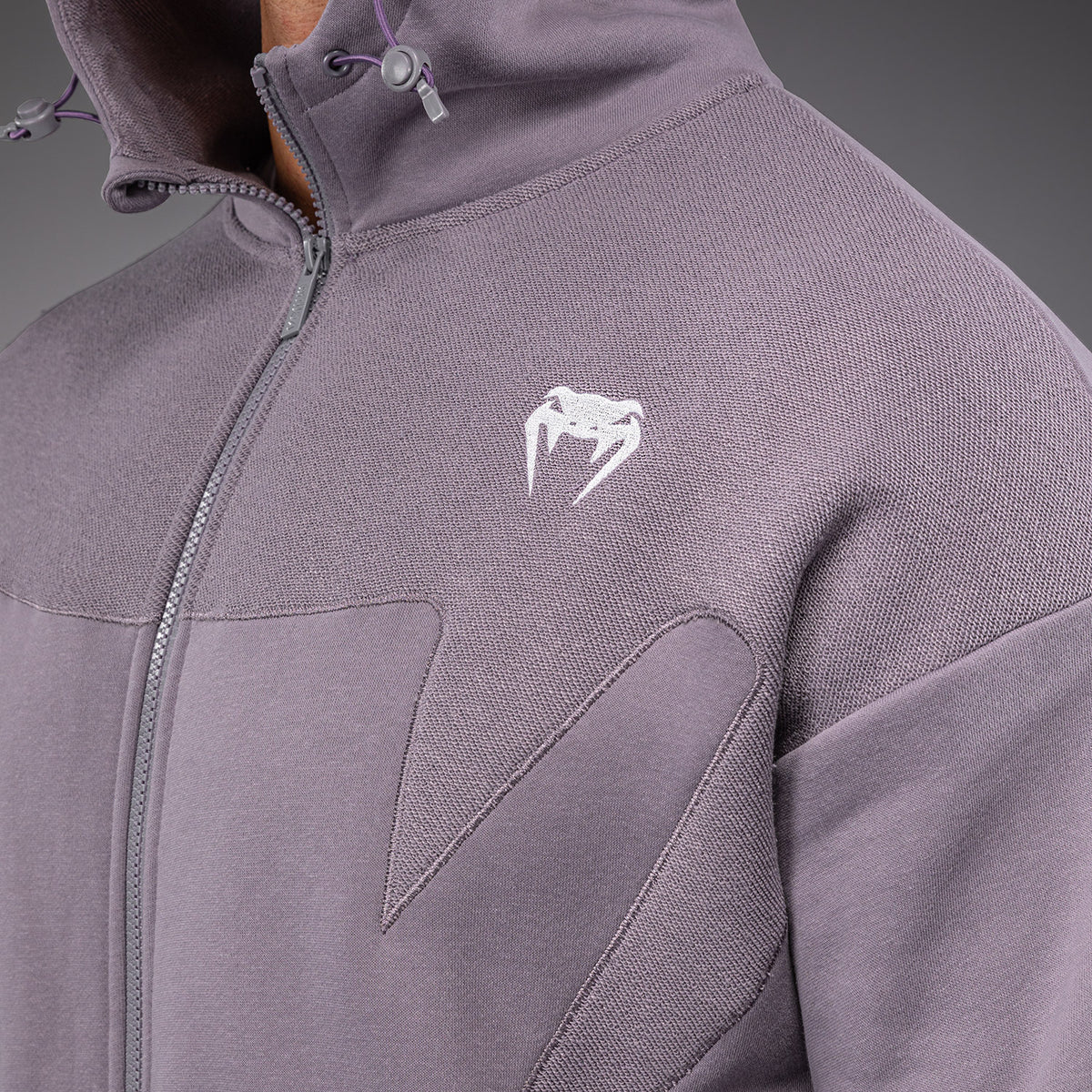 Venum Attack Fleece & Weave Trainingsjacke - Lavendelgrau