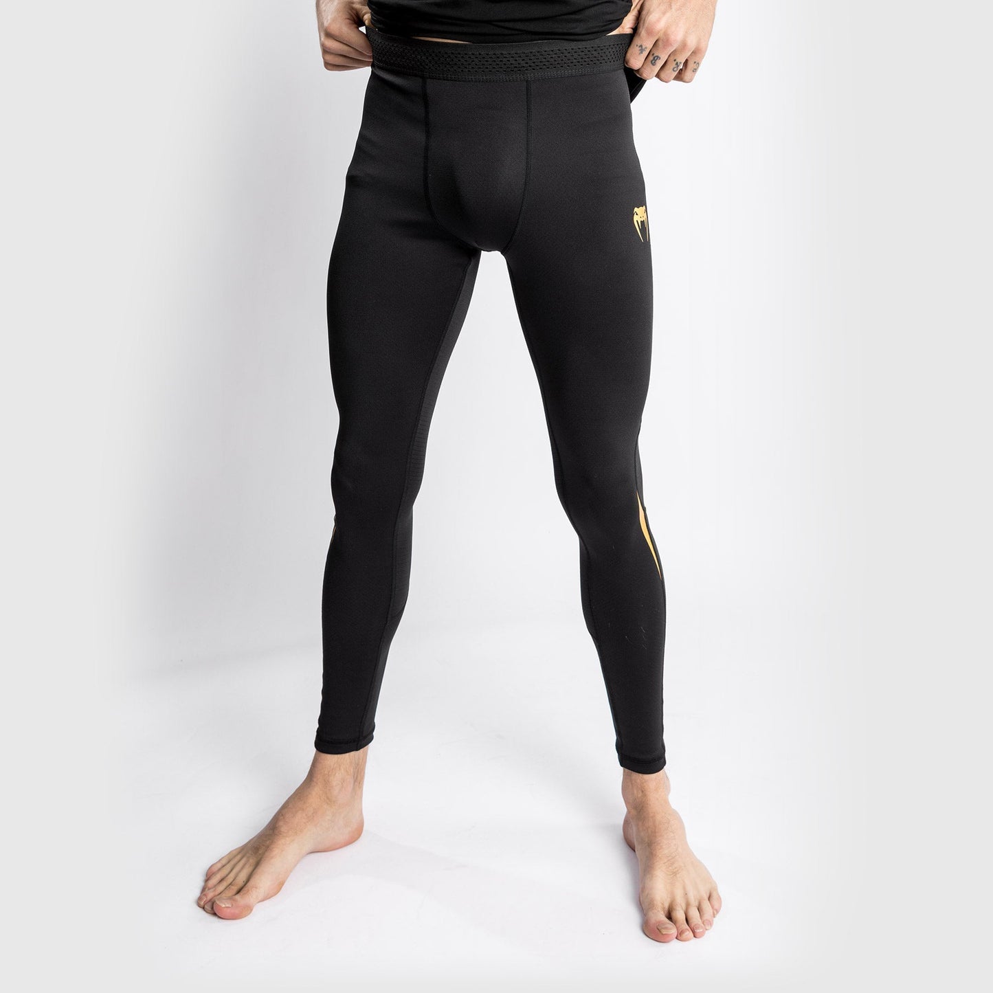 Kompressionshose 2.0 : Schwarz / Gold
