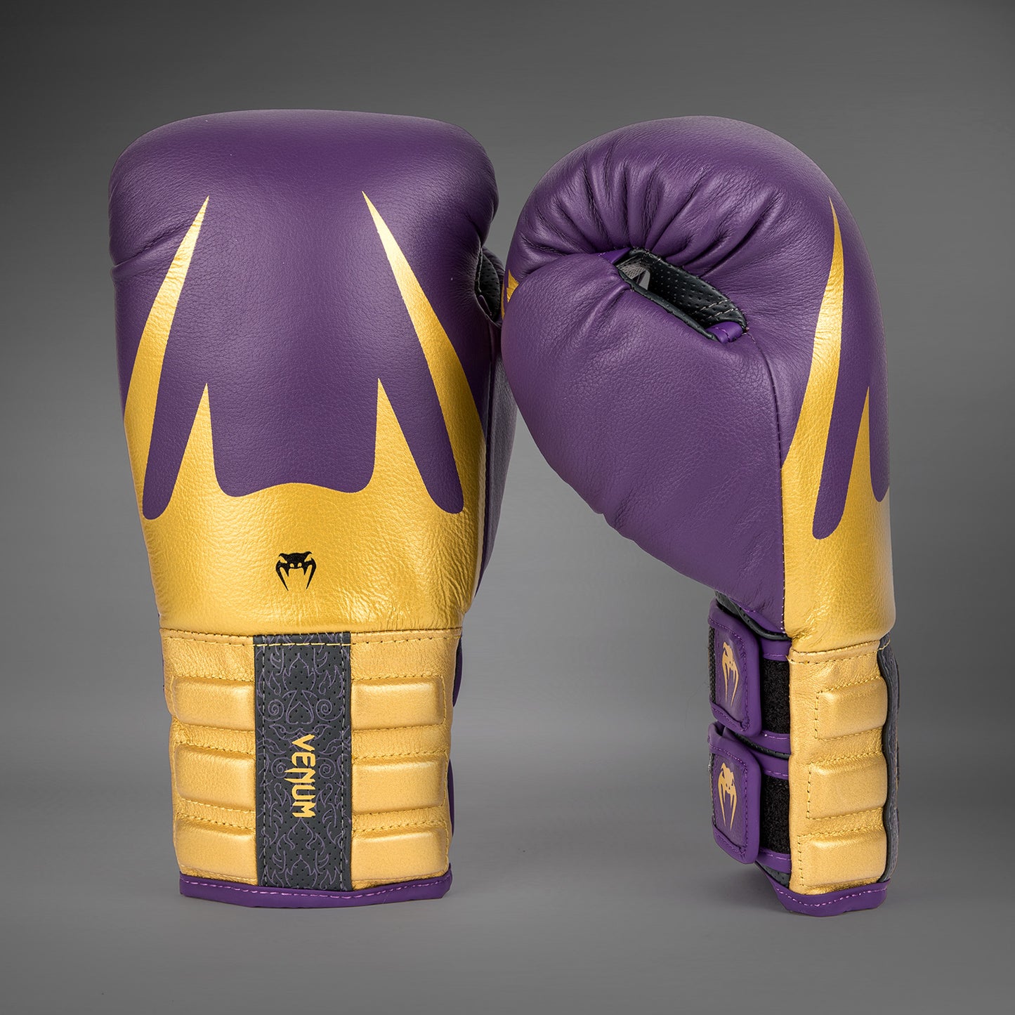 Venum Reverso - Boxhandschuhe - Dunkellila/Gold
