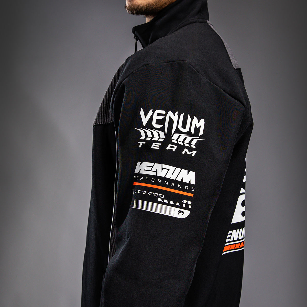 Venum Motorsports Softshell-Jacke - Tiefschwarz