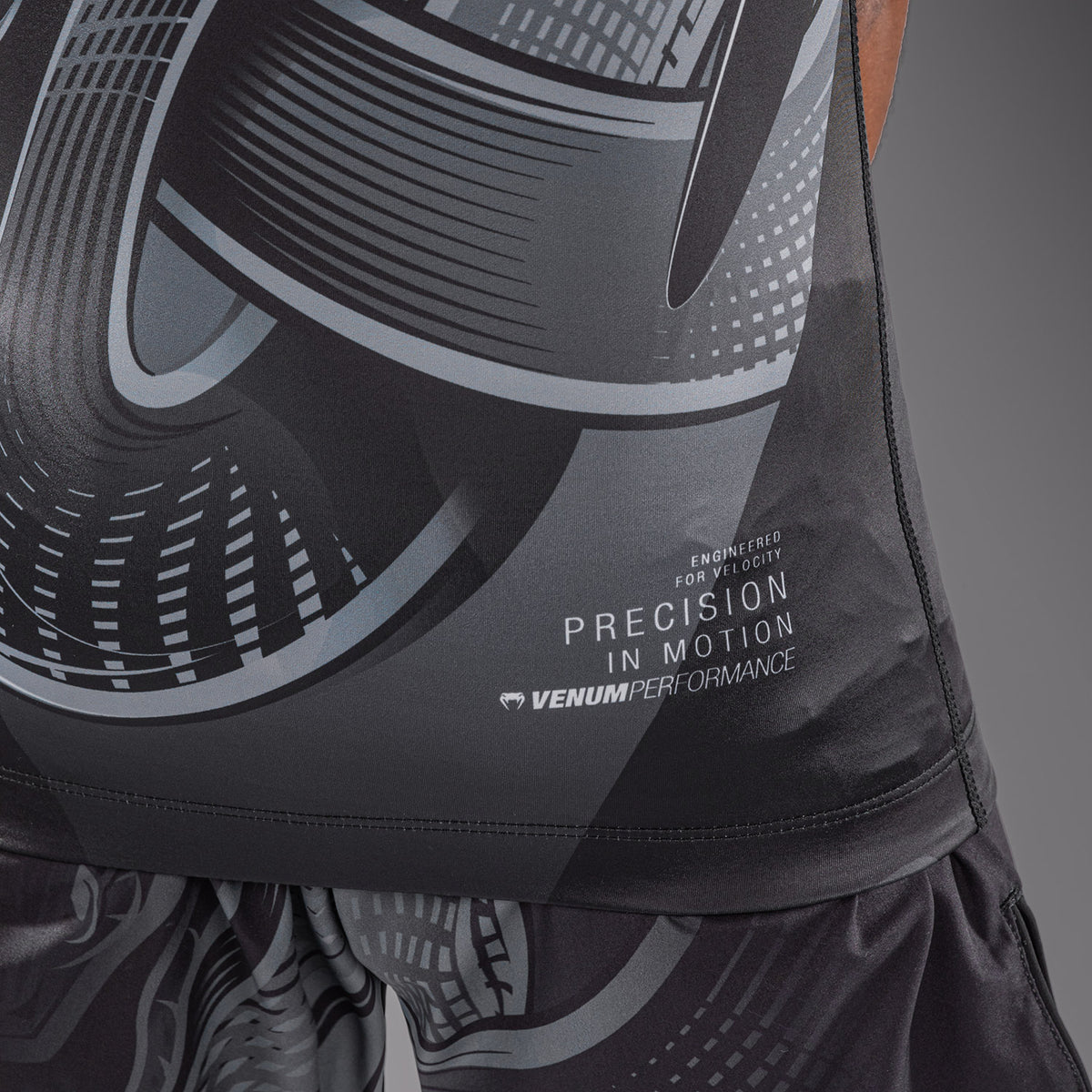 Venum Crimson Viper 2.0 Kinder Kurzarm-Rashguard - Schwarz/Grau