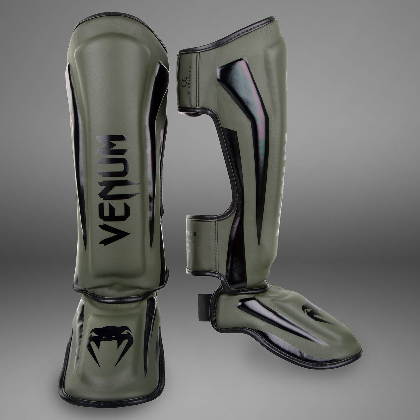 Venum Elite Standup Schienbeinschützer - Khaki/Schwarz