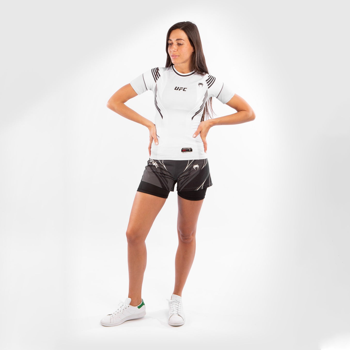 UFC Venum Authentic Fight Night Frauen Rashguard - Weiß