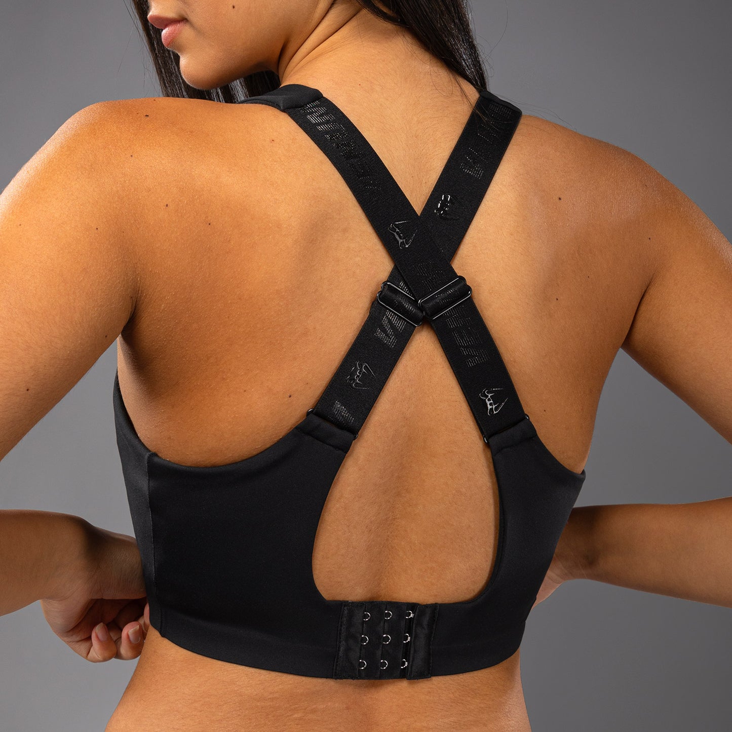 Venum Essential X Women's Sport-BH – Schwarz
