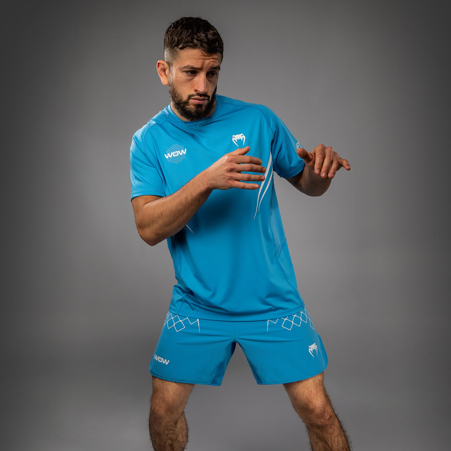 Venum x WOW FC Dry-Tech T-Shirt - Pacific Blue